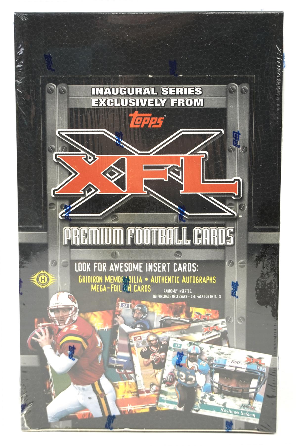 2001 Topps XFL Football Hobby Box (Reed Buy)