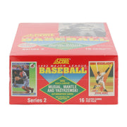 1992 Score Series 2 Baseball Wax Box
