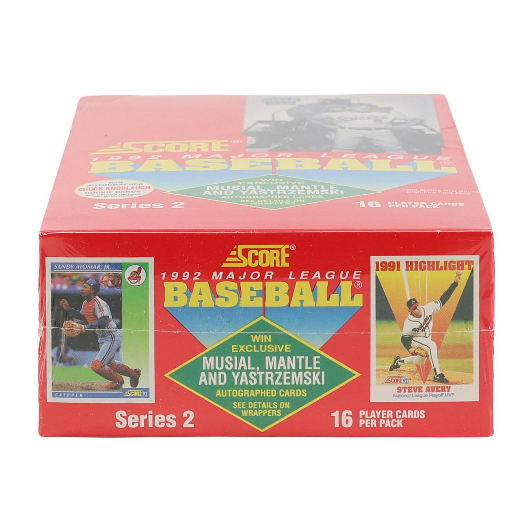 1992 Score Series 2 Baseball Wax Box