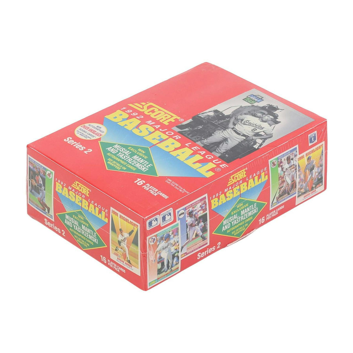 1992 Score Series 2 Baseball Wax Box