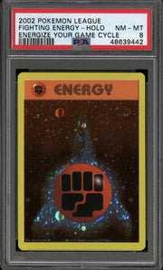 Pokemon Energize Your Game League Promo Fighting Energy PSA 8