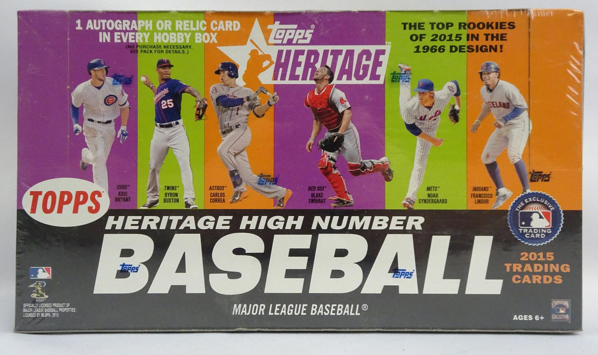 2015 Topps Heritage High Number Baseball Hobby Box (Reed Buy)