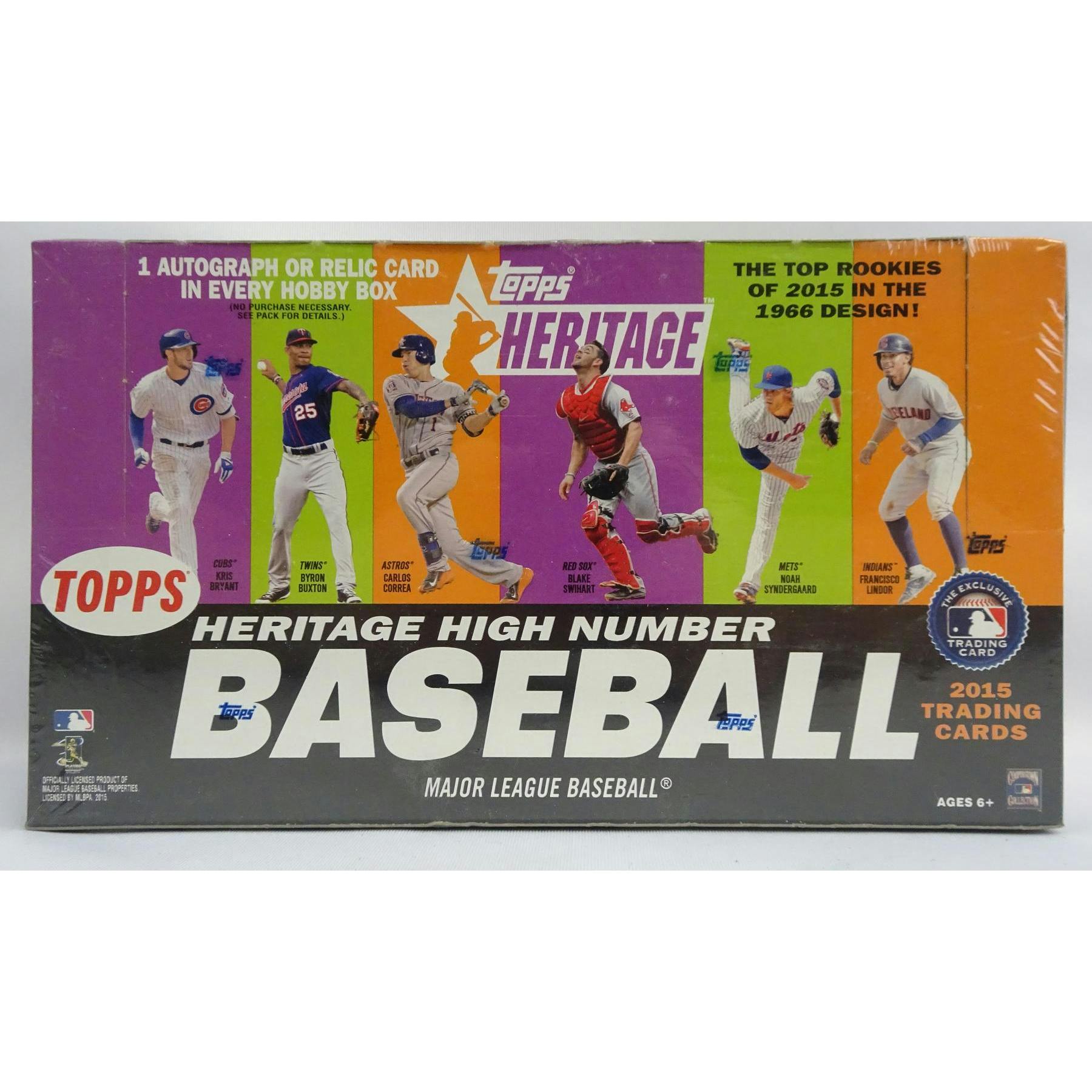 2015 Topps Heritage High Number Baseball Hobby Box (Reed Buy)