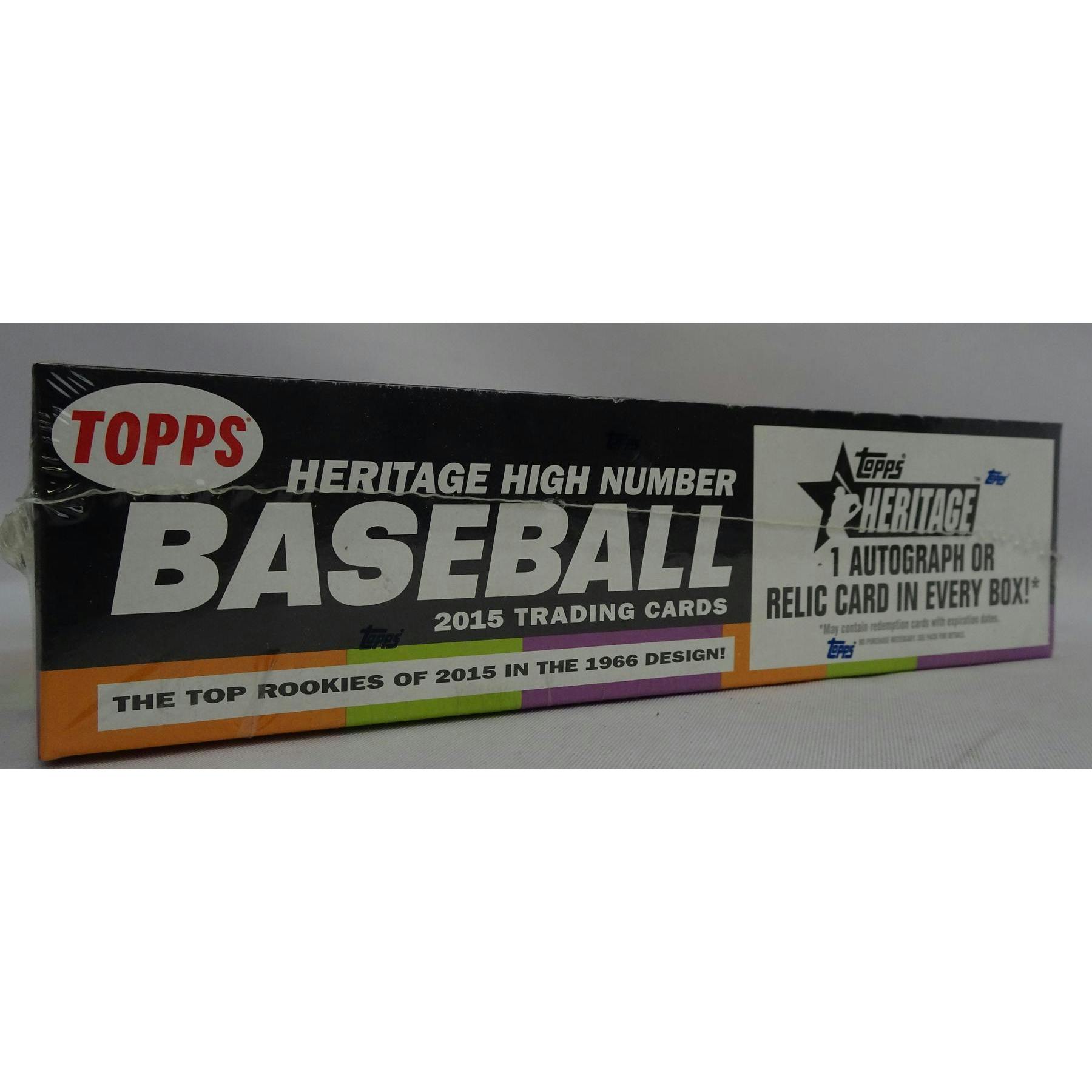 2015 Topps Heritage High Number Baseball Hobby Box (Reed Buy)