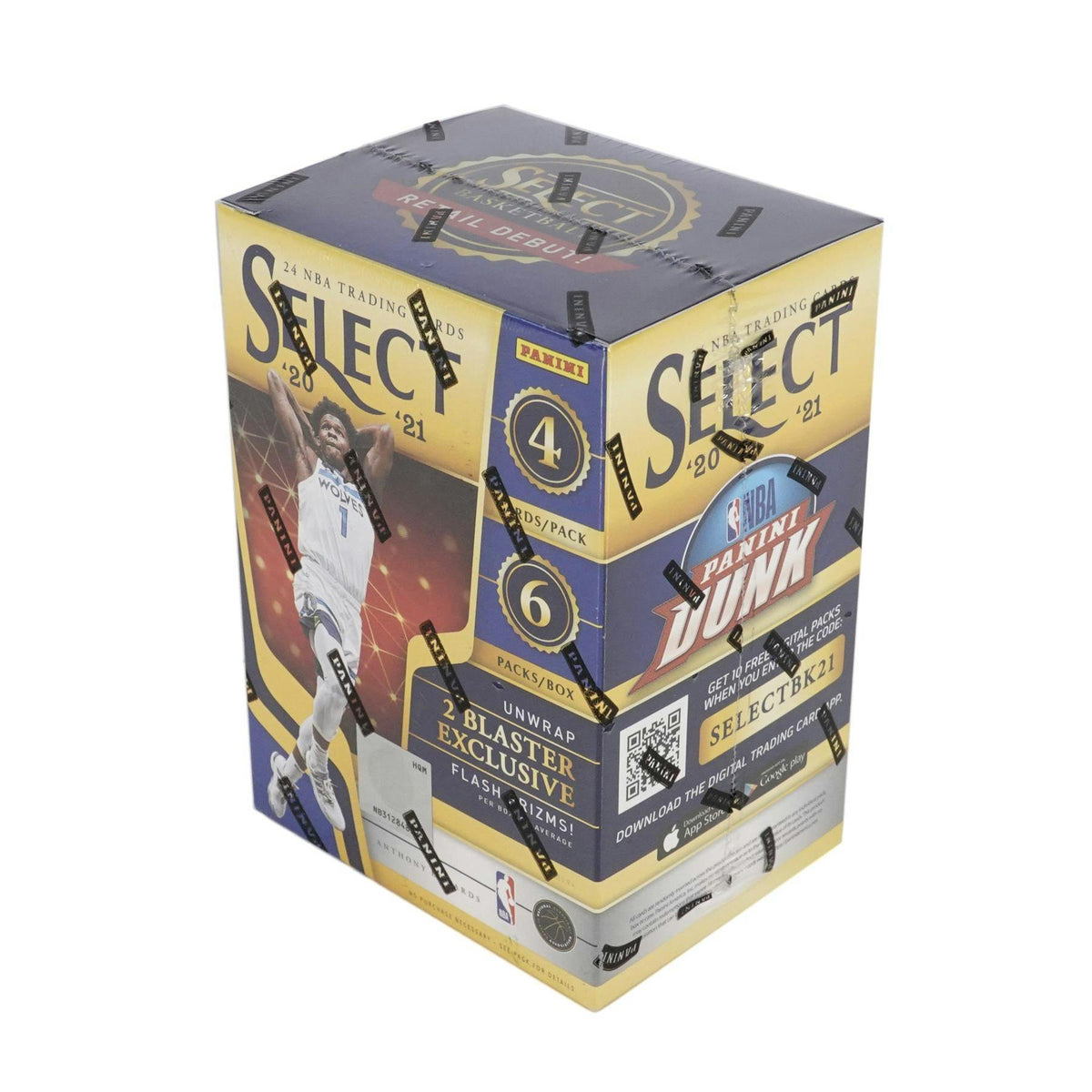 2020/21 Panini Select Basketball Blaster Box (Flash Prizms!) (Reed Buy)