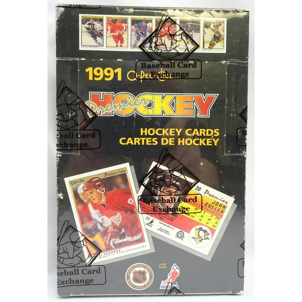 1990/91 O-Pee-Chee Premier Hockey Hobby Box (BBCE) (Reed Buy)