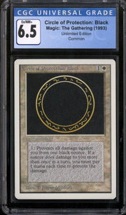 Magic the Gathering Unlimited Circle of Protection: Black CGC 6.5