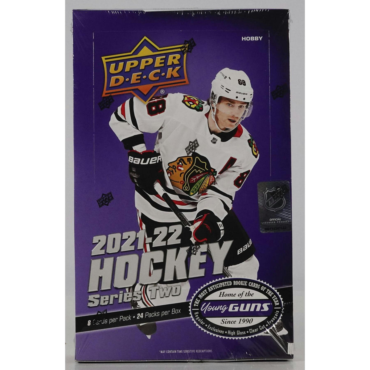 2021/22 Upper Deck Series 2 Hockey Hobby Box (Reed Buy)