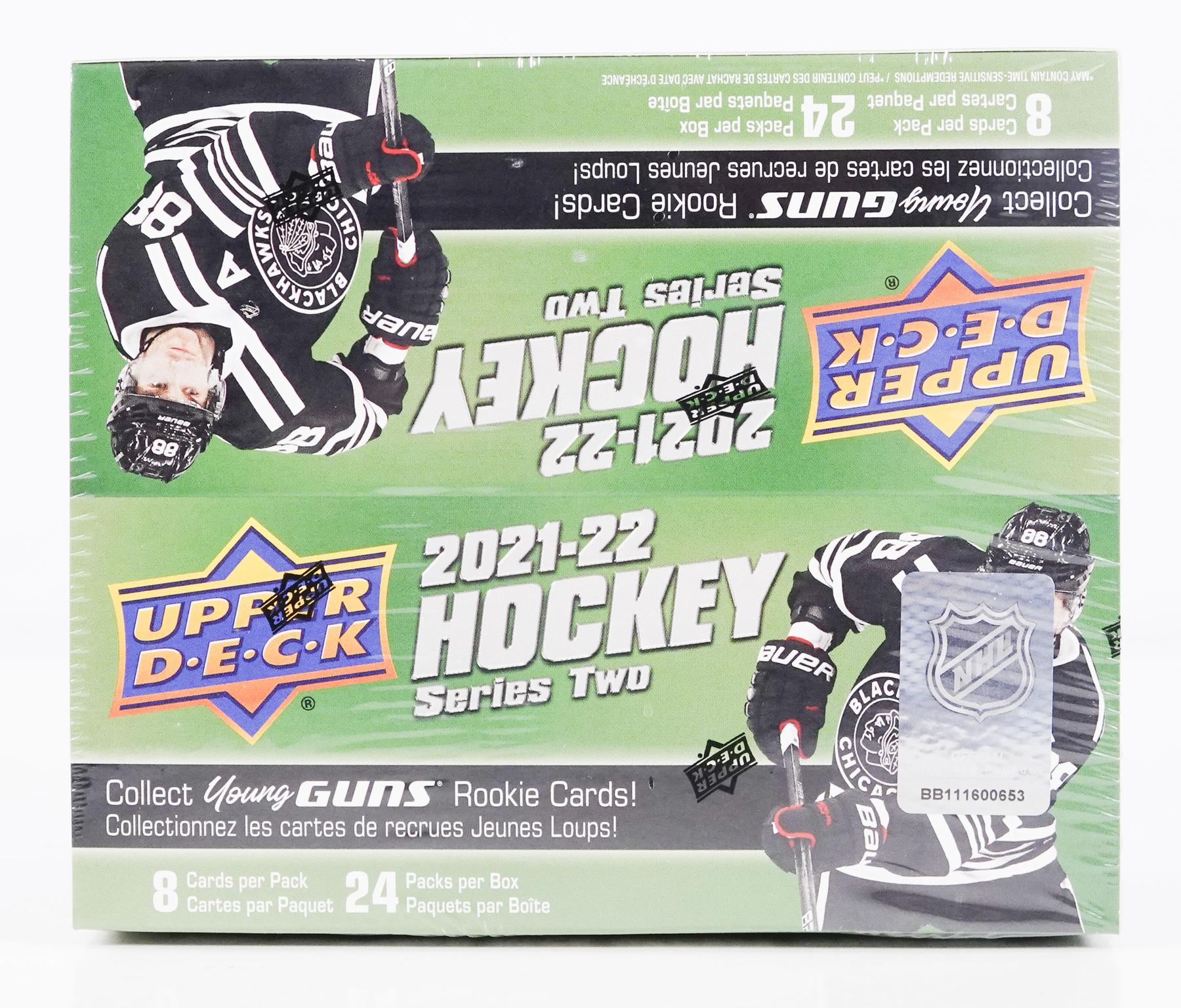 2021/22 Upper Deck Series 2 Hockey 24-Pack Retail Box (Reed Buy)