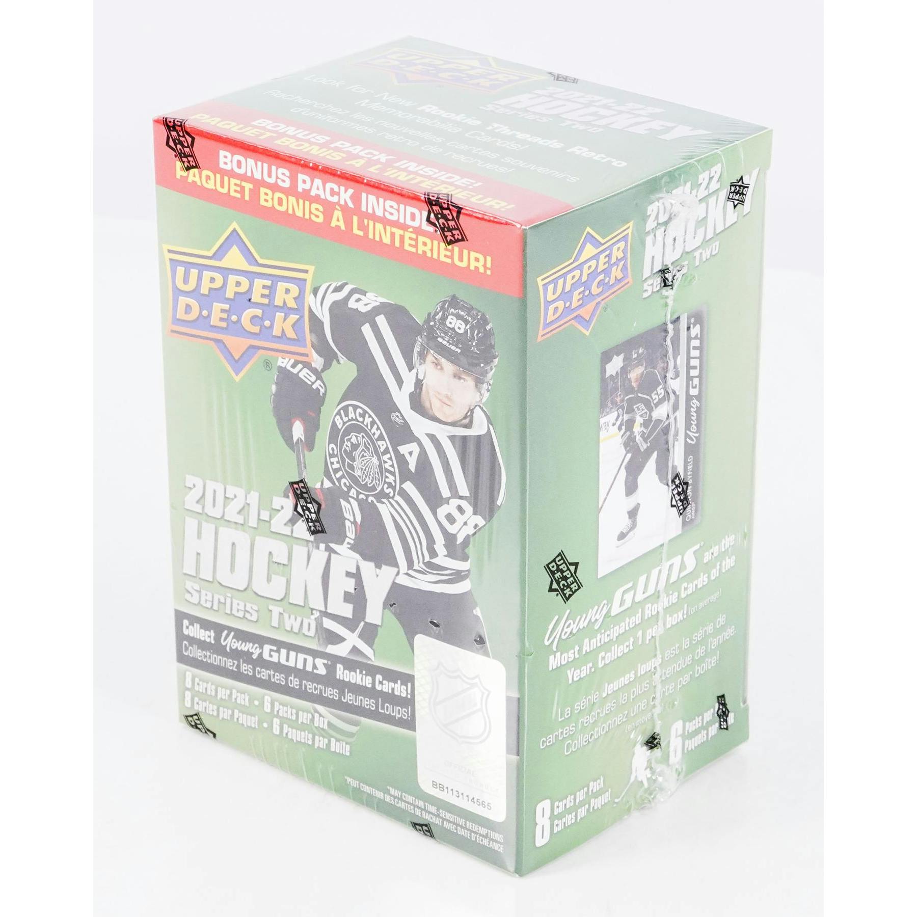 2021/22 Upper Deck Series 2 Hockey Blaster 20-Box Case (Reed Buy)