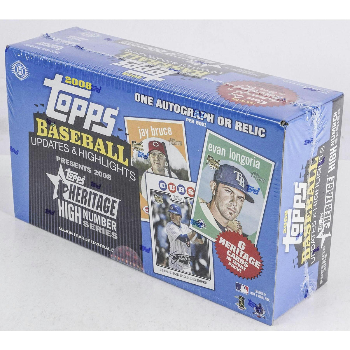 2008 Topps Heritage High Number Edition Baseball Hobby Box
