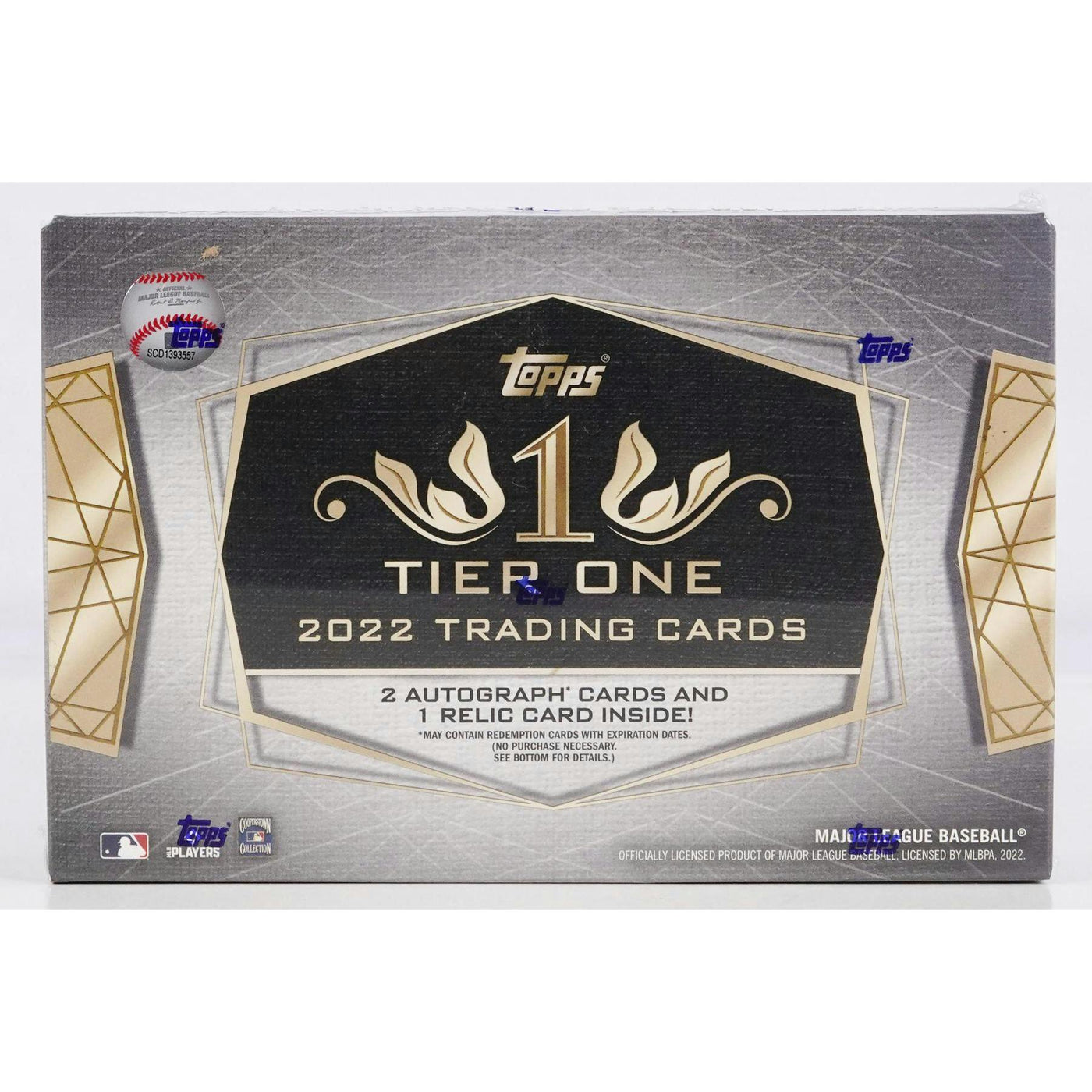 2022 Topps Tier One Baseball Hobby 12-Box Case