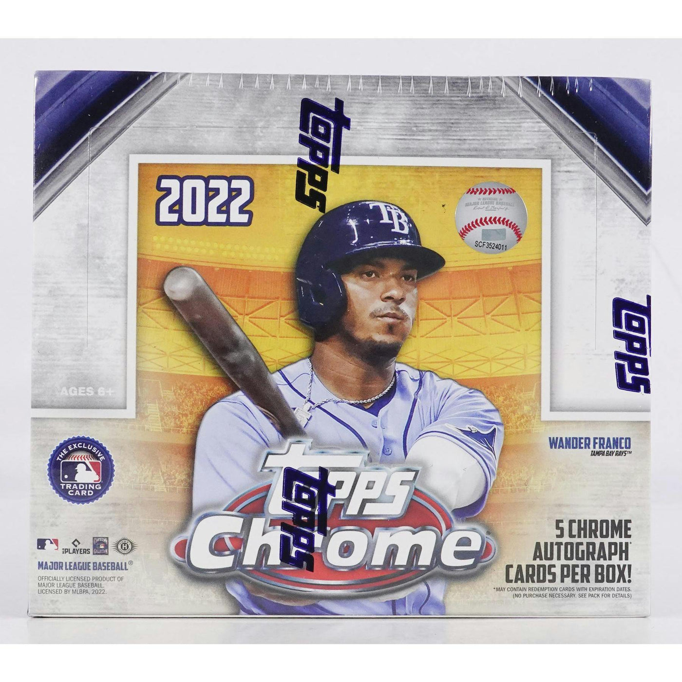 2022 Topps Chrome Baseball Hobby Jumbo Box