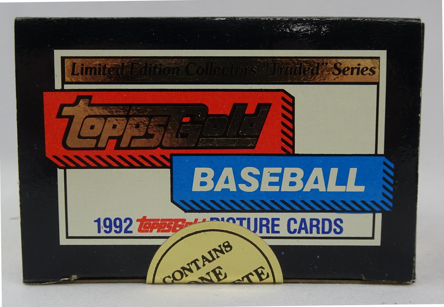 1992 Topps Gold Traded & Rookies Baseball Factory Set (Reed Buy)