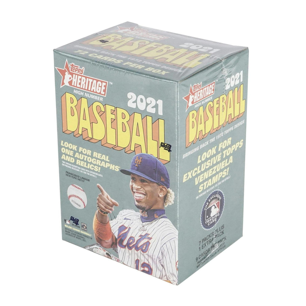 2021 Topps Heritage High Number Baseball Blaster Box