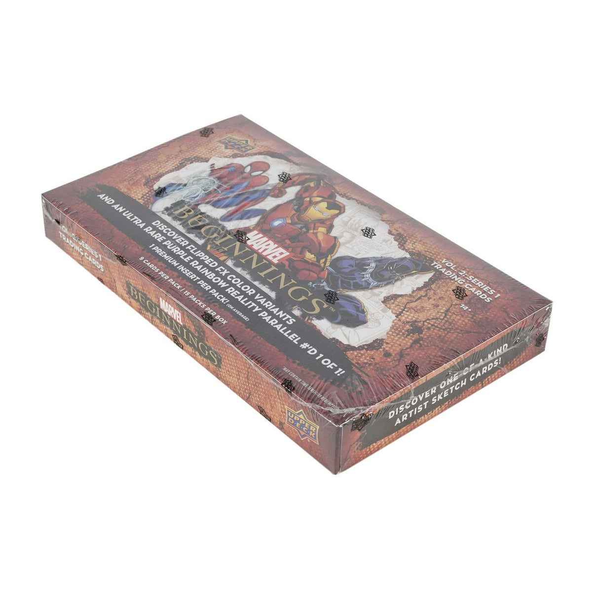 2021 Upper Deck Marvel Beginnings Volume 2 Series 1 Trading Cards Hobby 16-Box Case