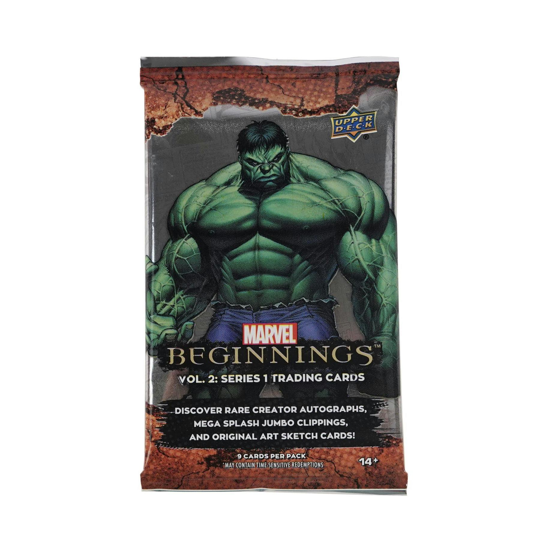 2021 Upper Deck Marvel Beginnings Volume 2 Series 1 Trading Cards Hobby 16-Box Case