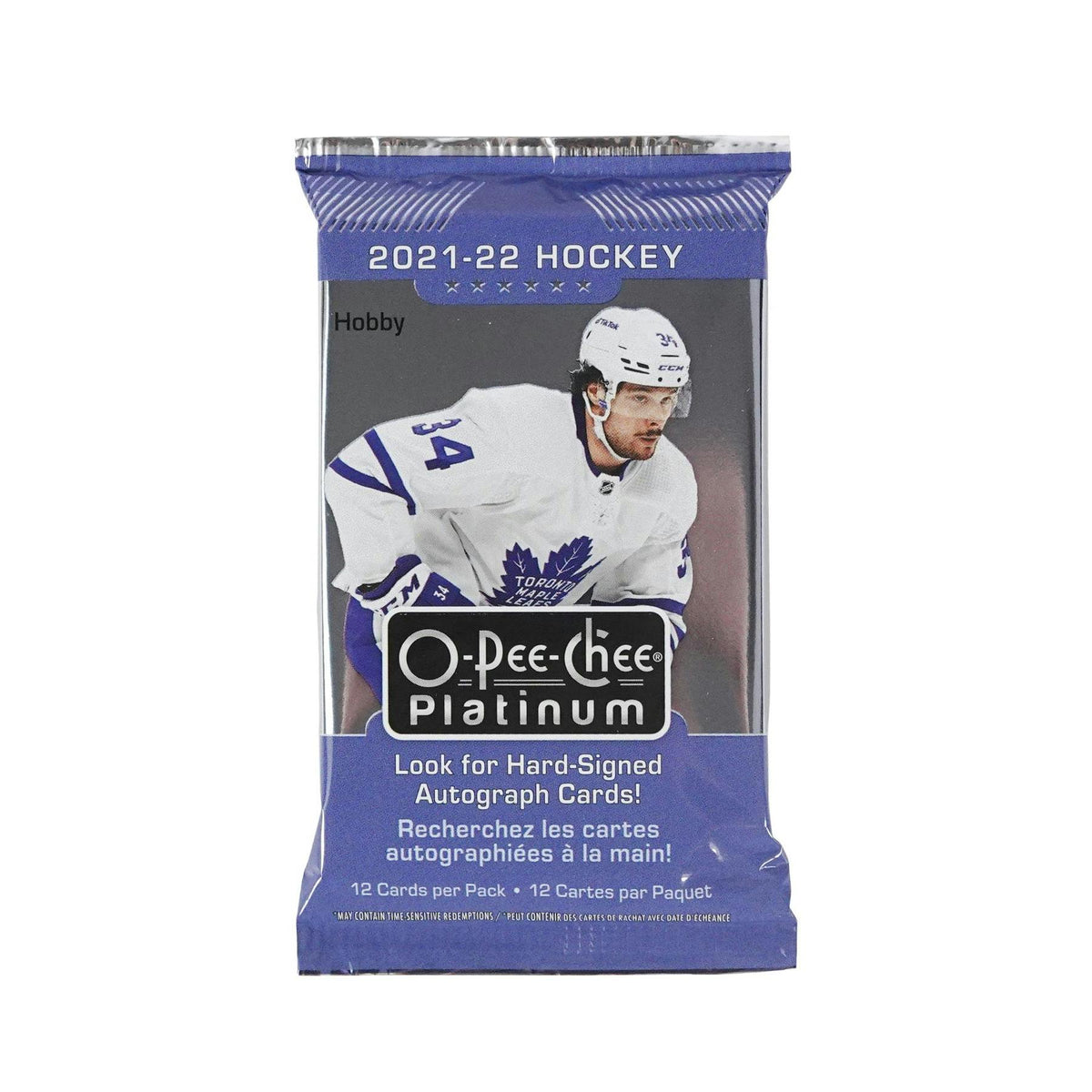 2021/22 Upper Deck O-Pee-Chee Platinum Hockey Hobby Box