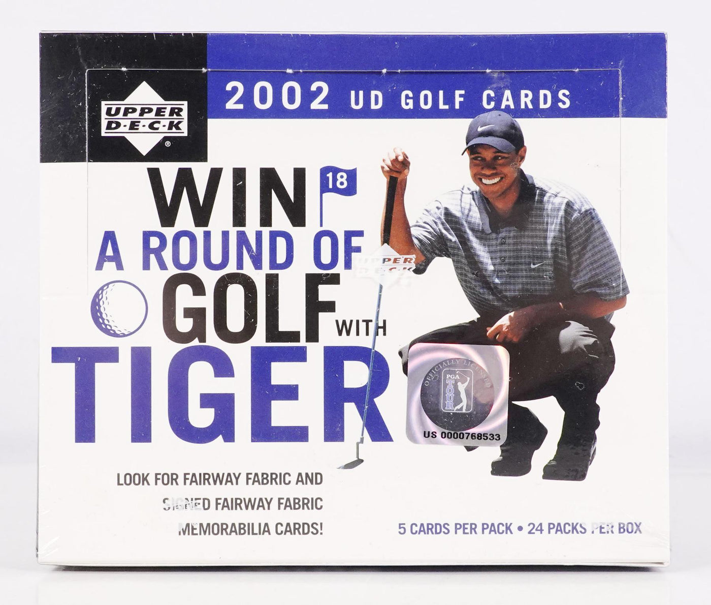 2002 Upper Deck Golf 24-Pack Retail Box