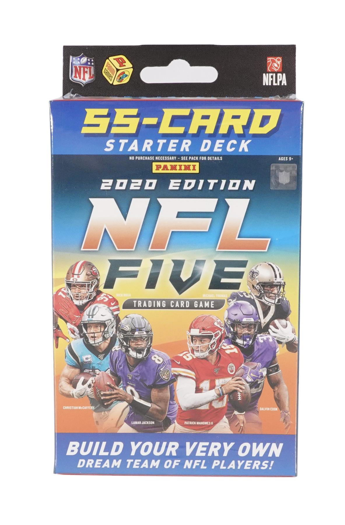 2020 Panini NFL Five Football Trading Card Game Starter Deck