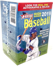 2019 Topps Heritage High Number Baseball Blaster Box