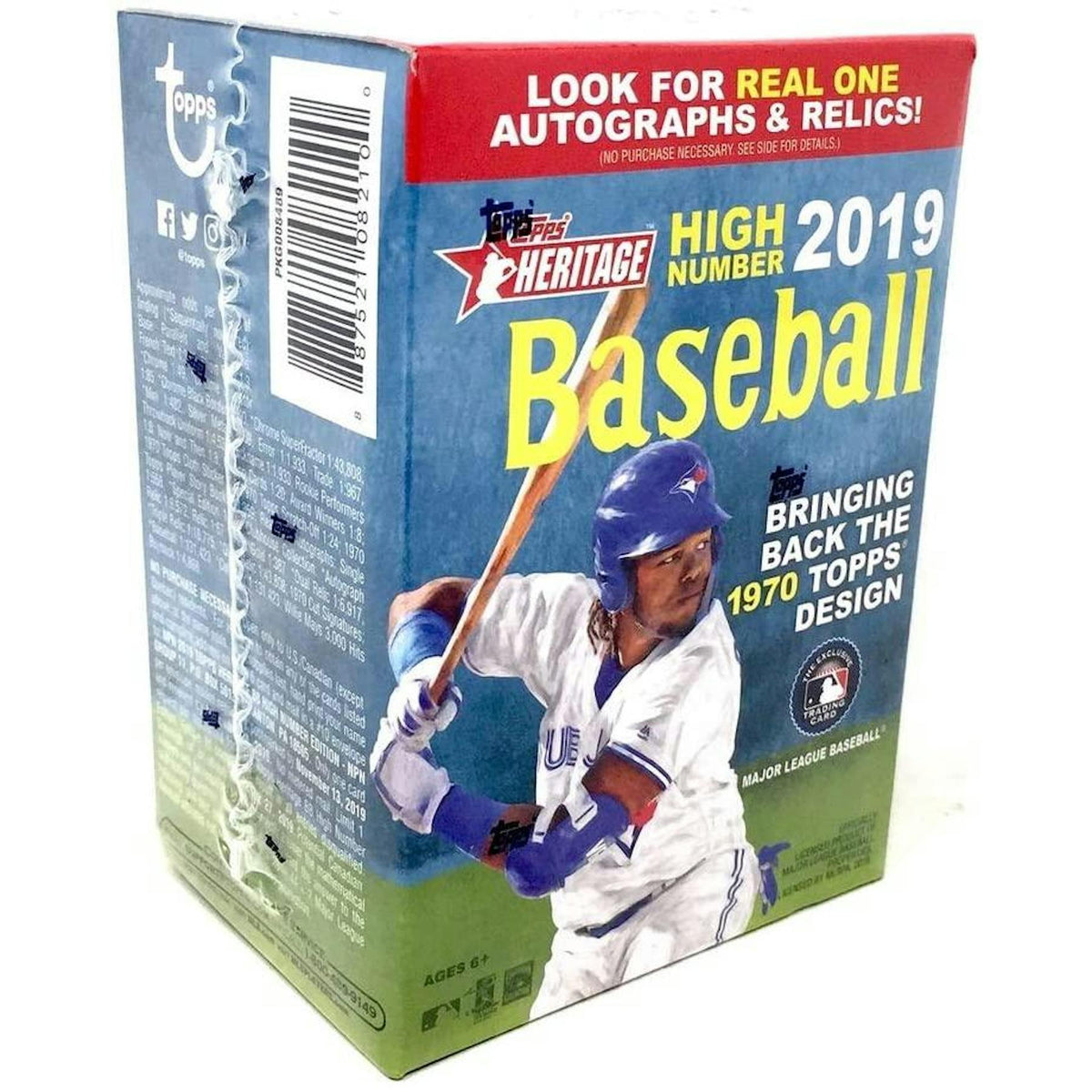 2019 Topps Heritage High Number Baseball Blaster Box