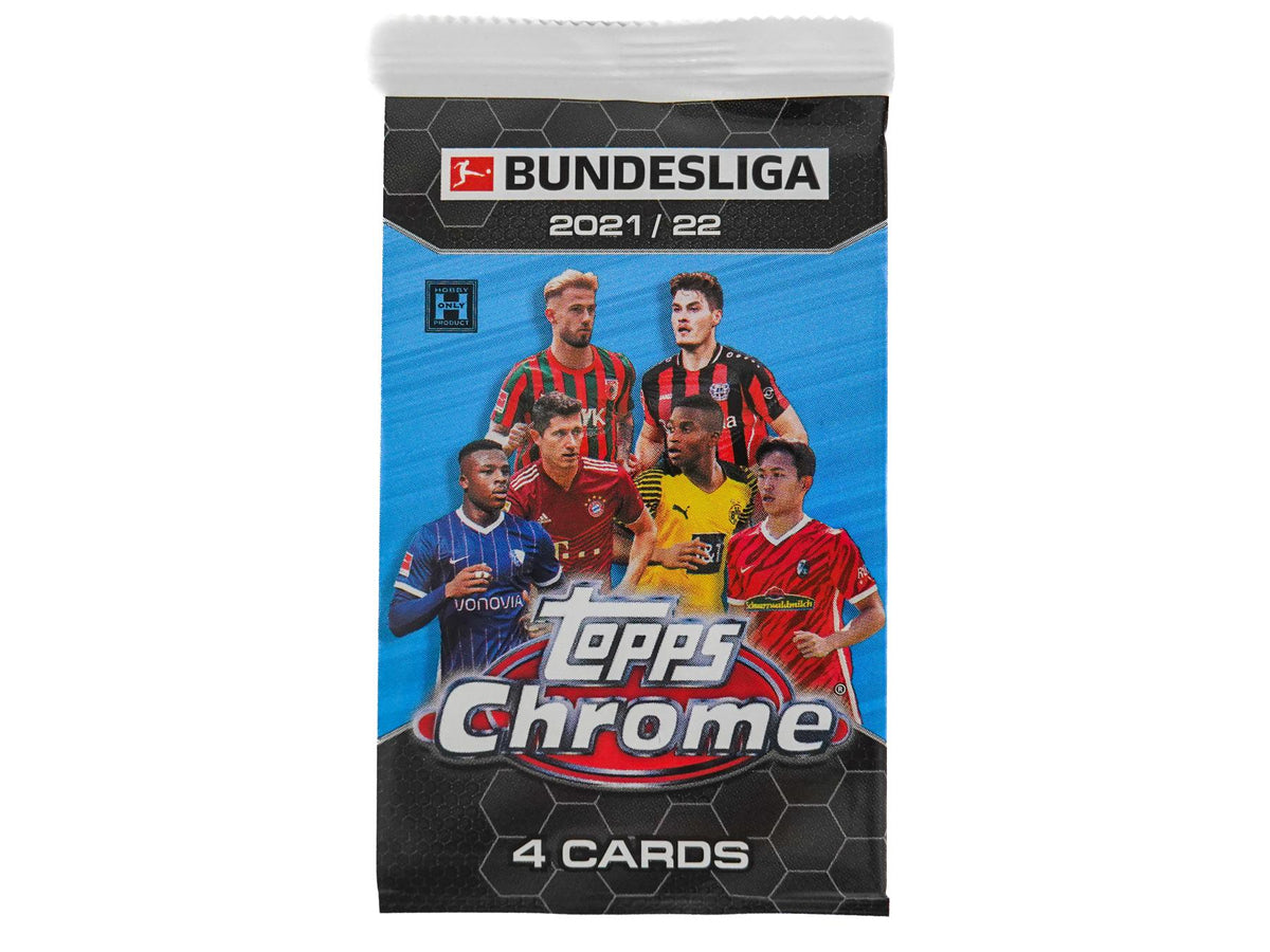 2021/22 Topps Chrome Bundesliga Soccer Hobby Pack