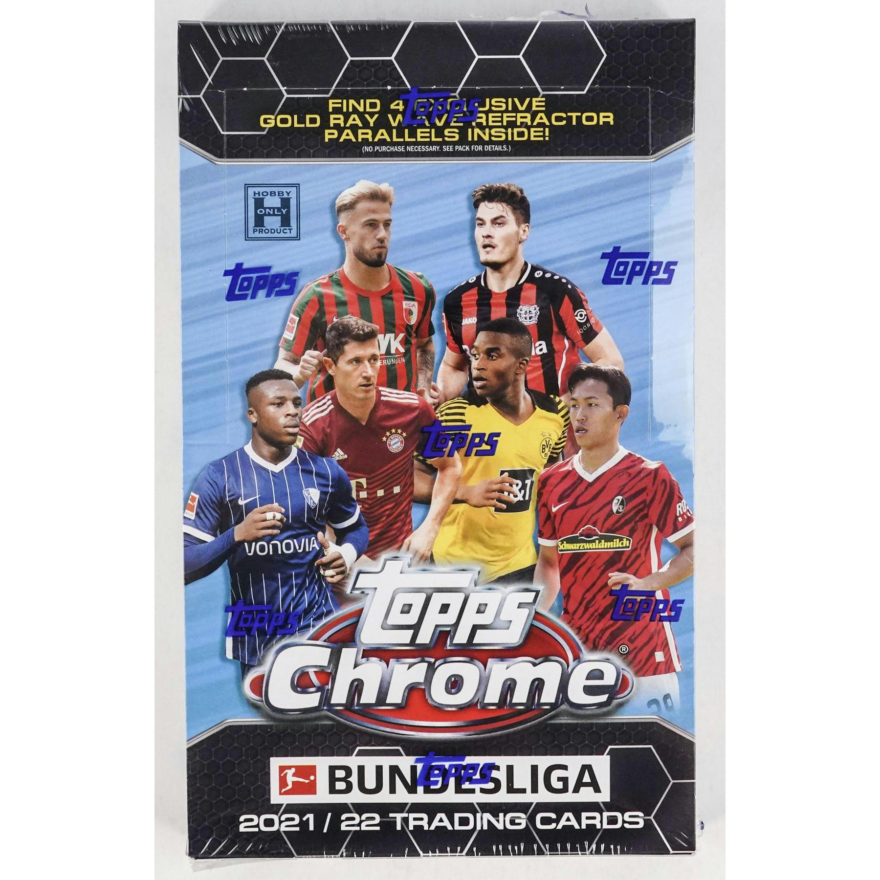 2021/22 Topps Chrome Bundesliga Soccer Hobby Lite Box
