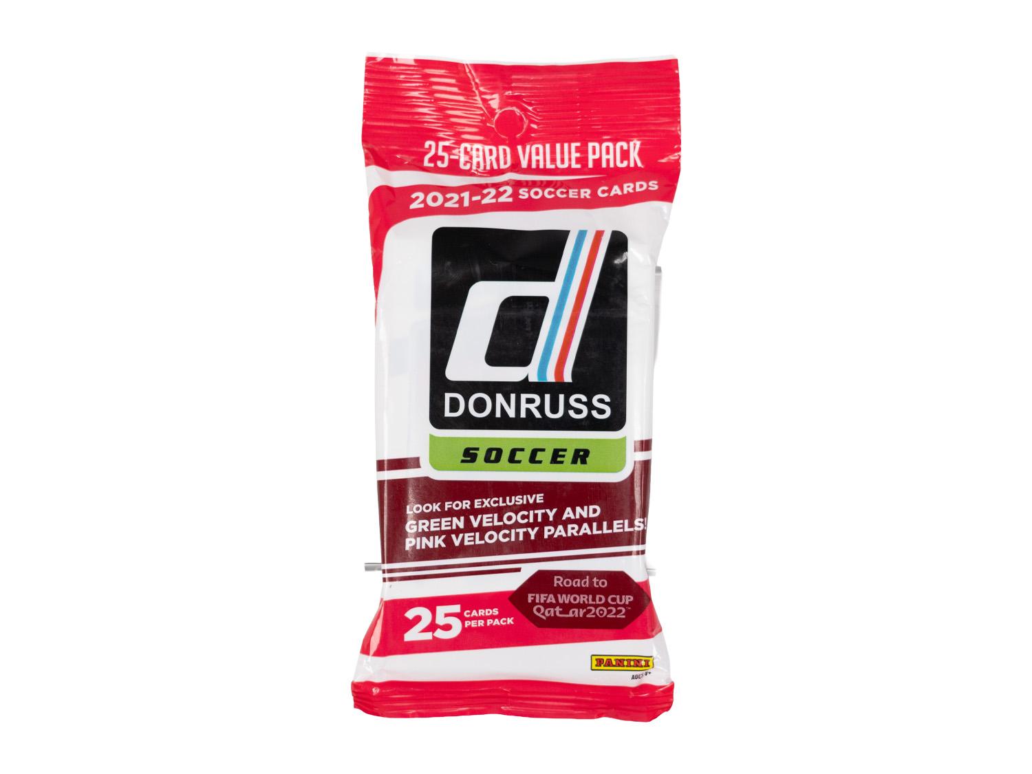 2021/22 Panini Donruss Soccer Jumbo Value Pack (Green and Pink Velocity Parallels!)
