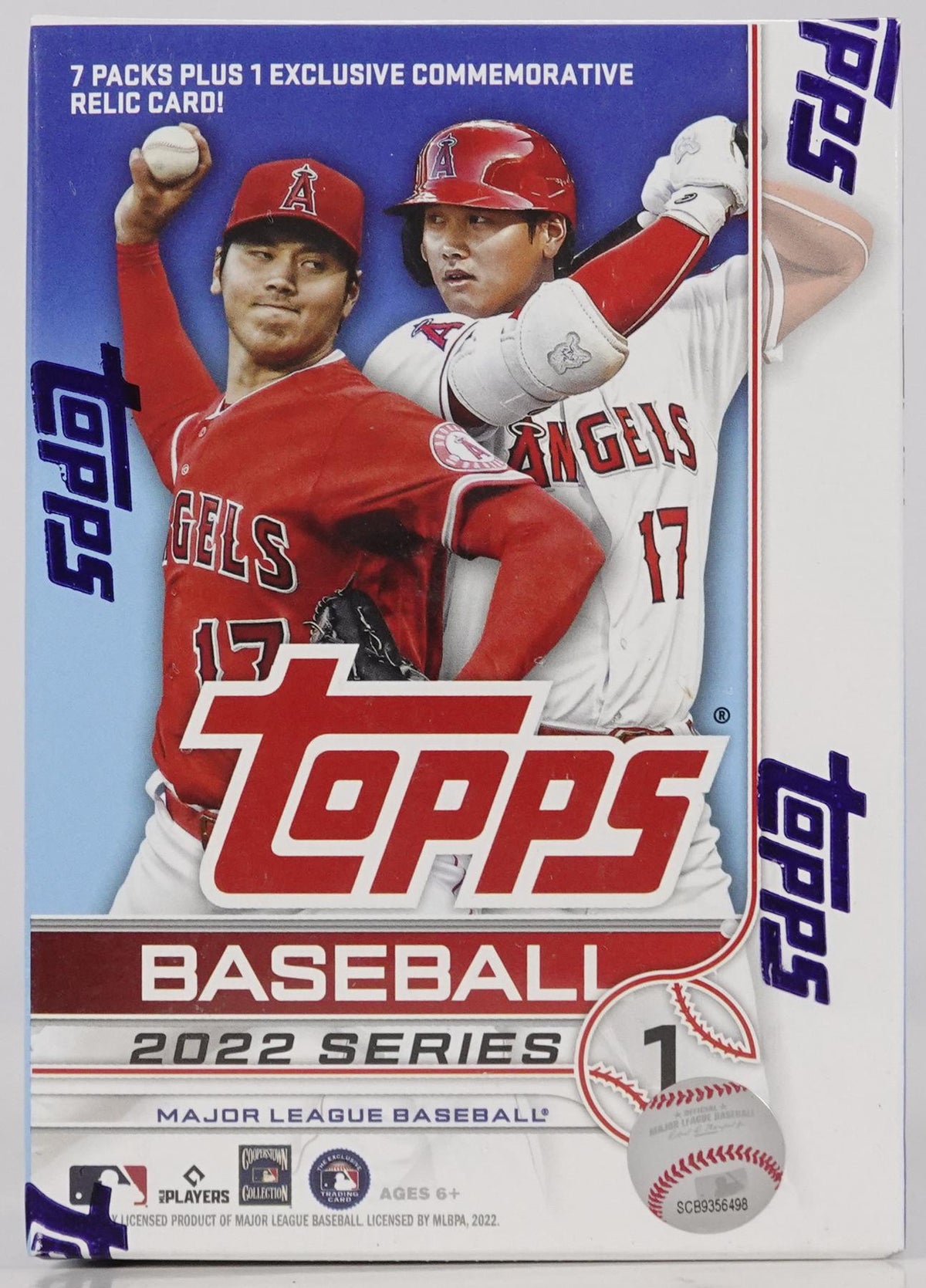 2022 Topps Series 1 Baseball 7-Pack Blaster Box (Commemorative Relic Card!)