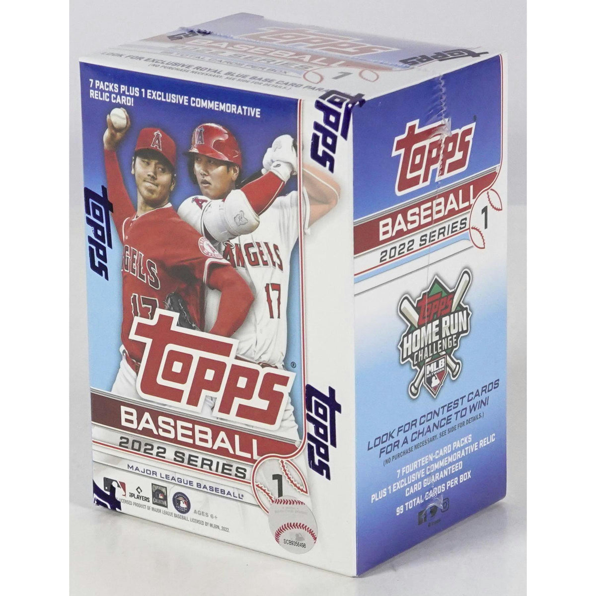 2022 Topps Series 1 Baseball 7-Pack Blaster Box (Commemorative Relic Card!)