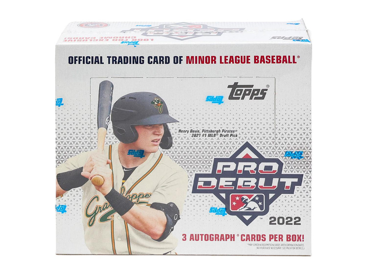 2022 Topps Pro Debut Baseball Hobby Jumbo Box
