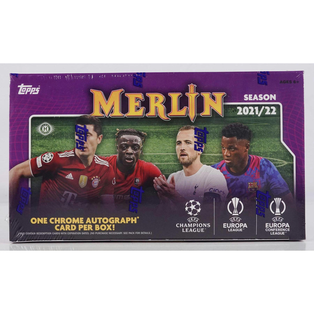 2021/22 Topps UEFA Champions League Merlin Chrome Soccer Hobby Box
