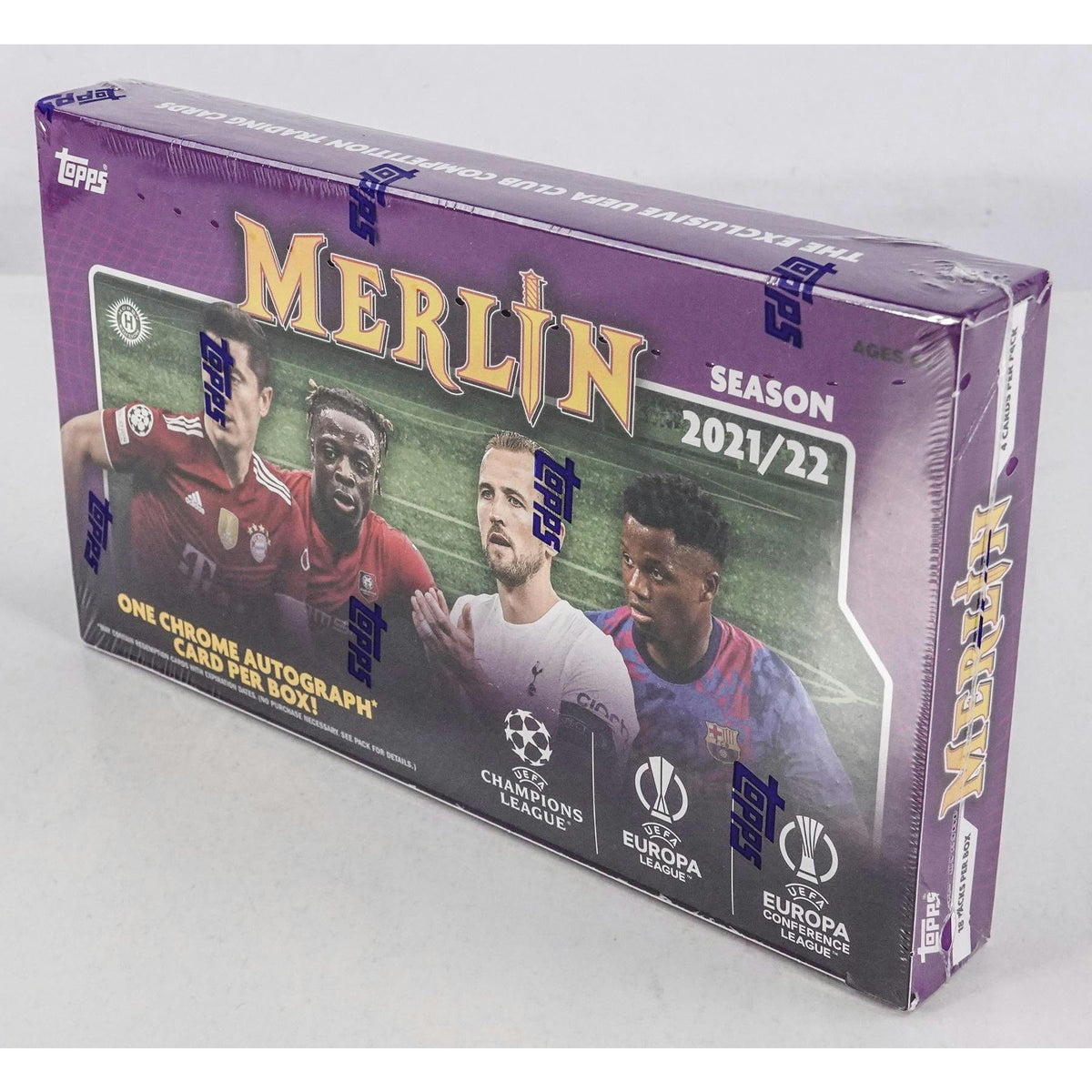 2021/22 Topps UEFA Champions League Merlin Chrome Soccer Hobby Box