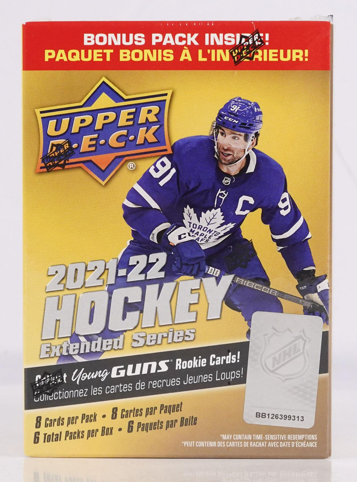 2021/22 Upper Deck Extended Series Hockey Blaster Box (Reed Buy)
