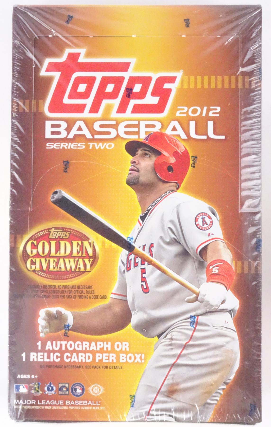 2012 Topps Series 2 Baseball Hobby Box (Reed Buy)