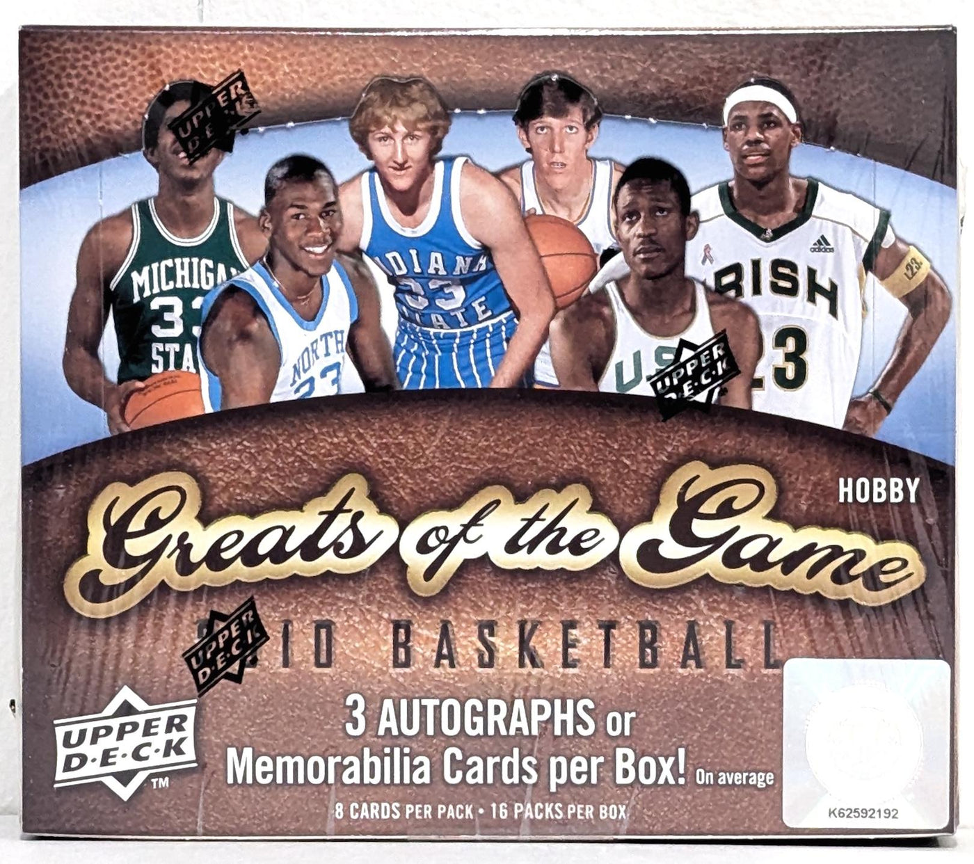 2009/10 Upper Deck Greats Of The Game Basketball Hobby Box (Reed Buy)