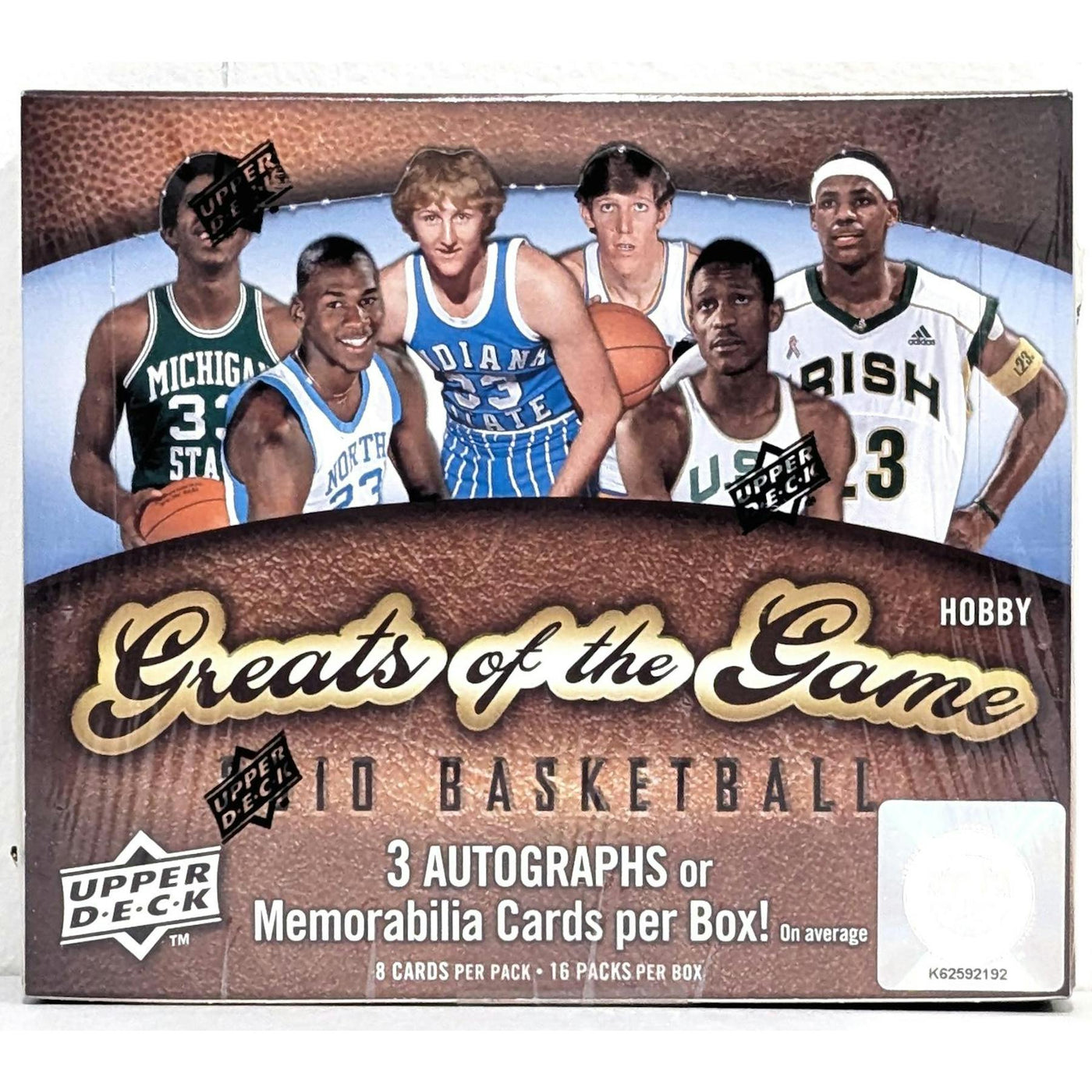 2009/10 Upper Deck Greats Of The Game Basketball Hobby Box (Reed Buy)