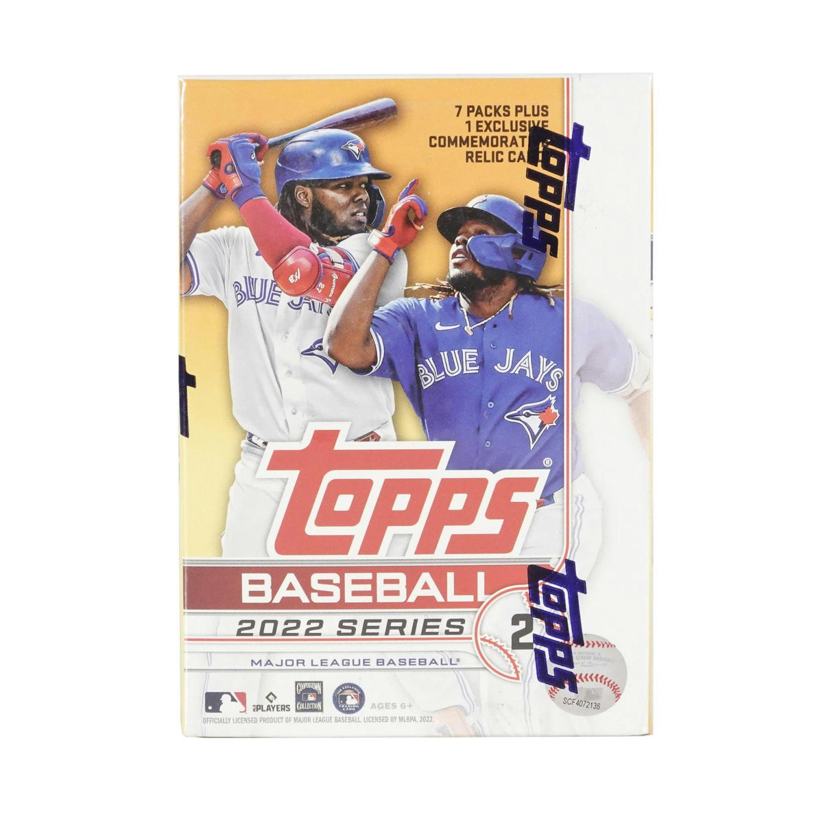 2022 Topps Series 2 Baseball 7-Pack Blaster Box (Commemorative Relic Card!)