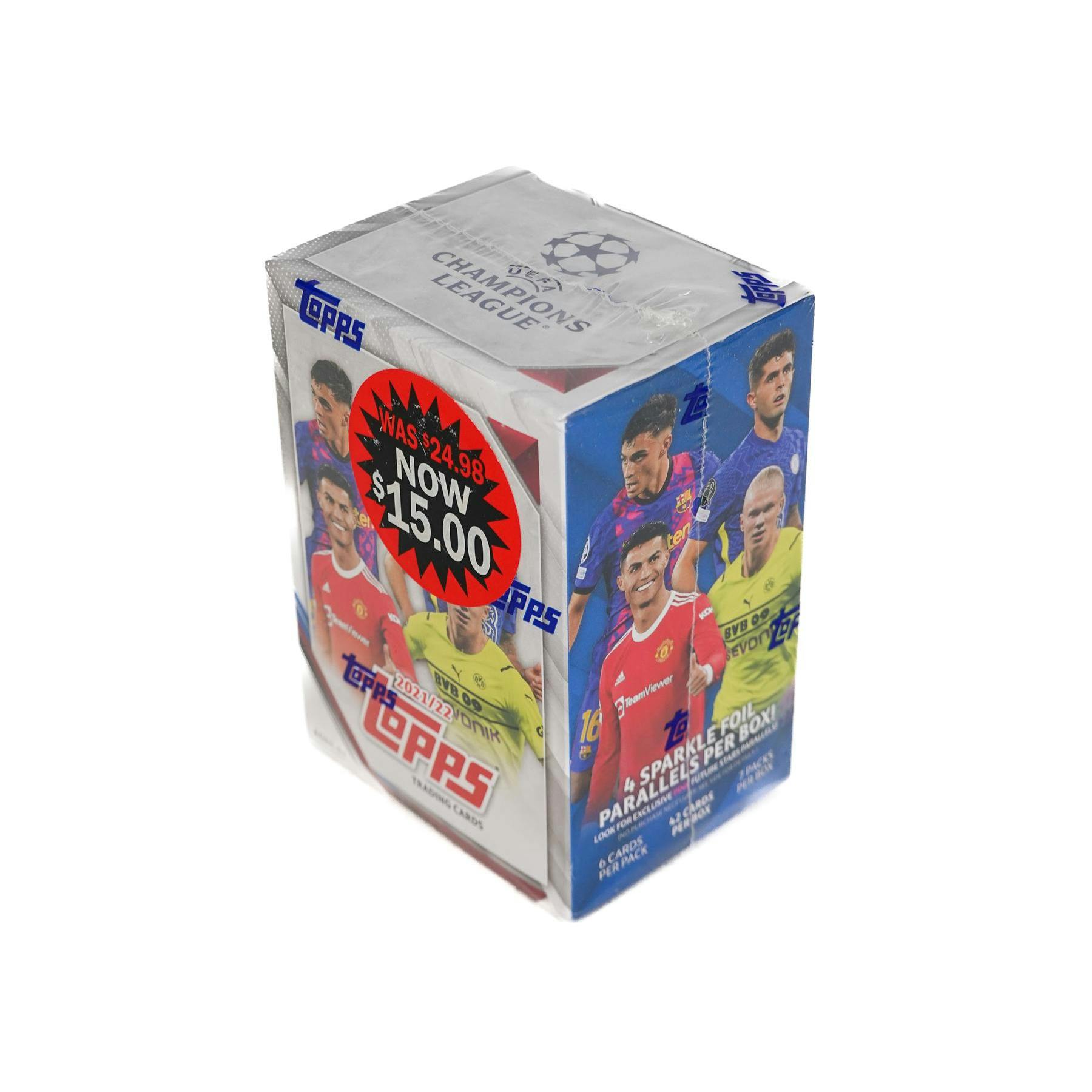 2021/22 Topps UEFA Champions League Collection Soccer Blaster Box (Sparkle Foil Parallels!)