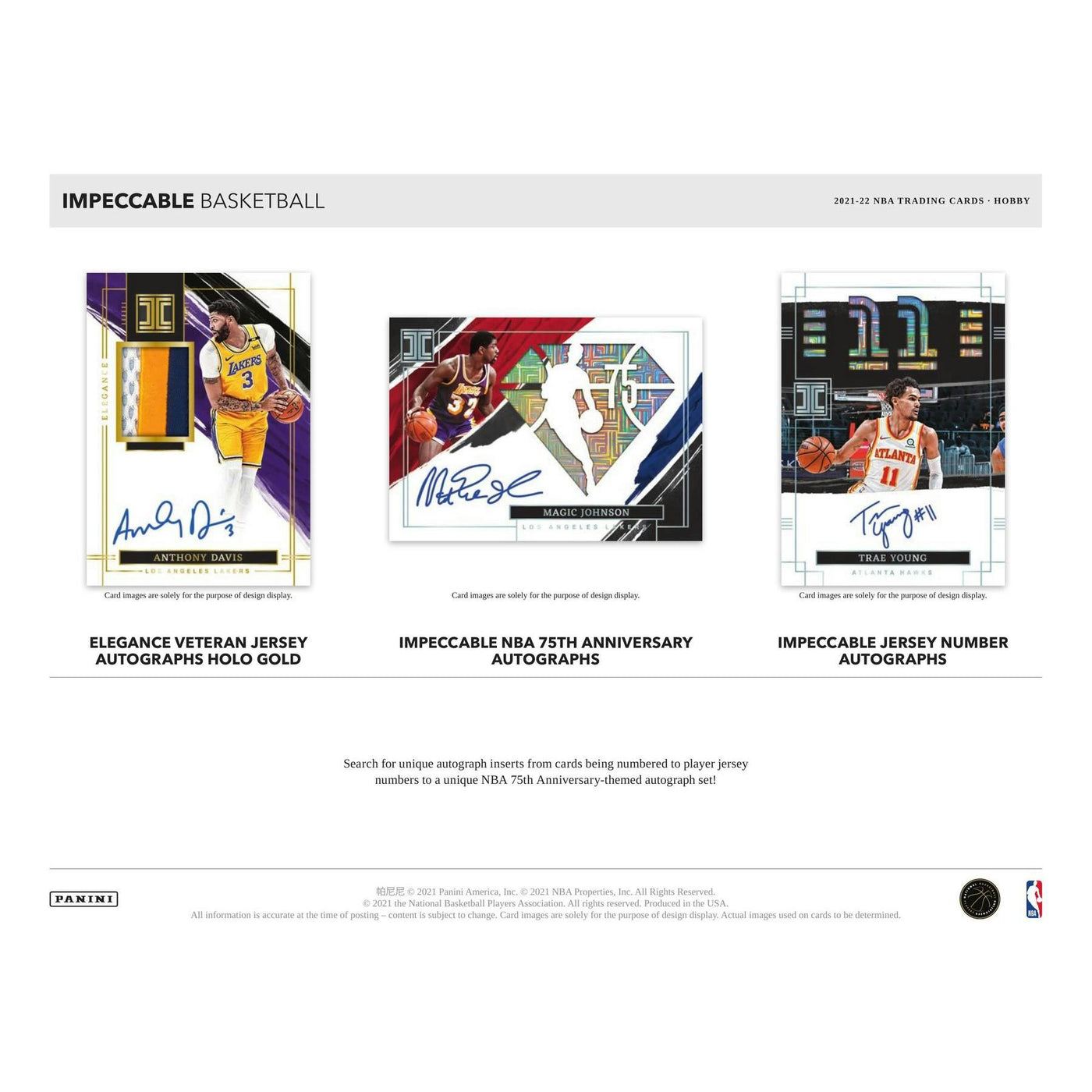 2021/22 Panini Impeccable Basketball Hobby Box
