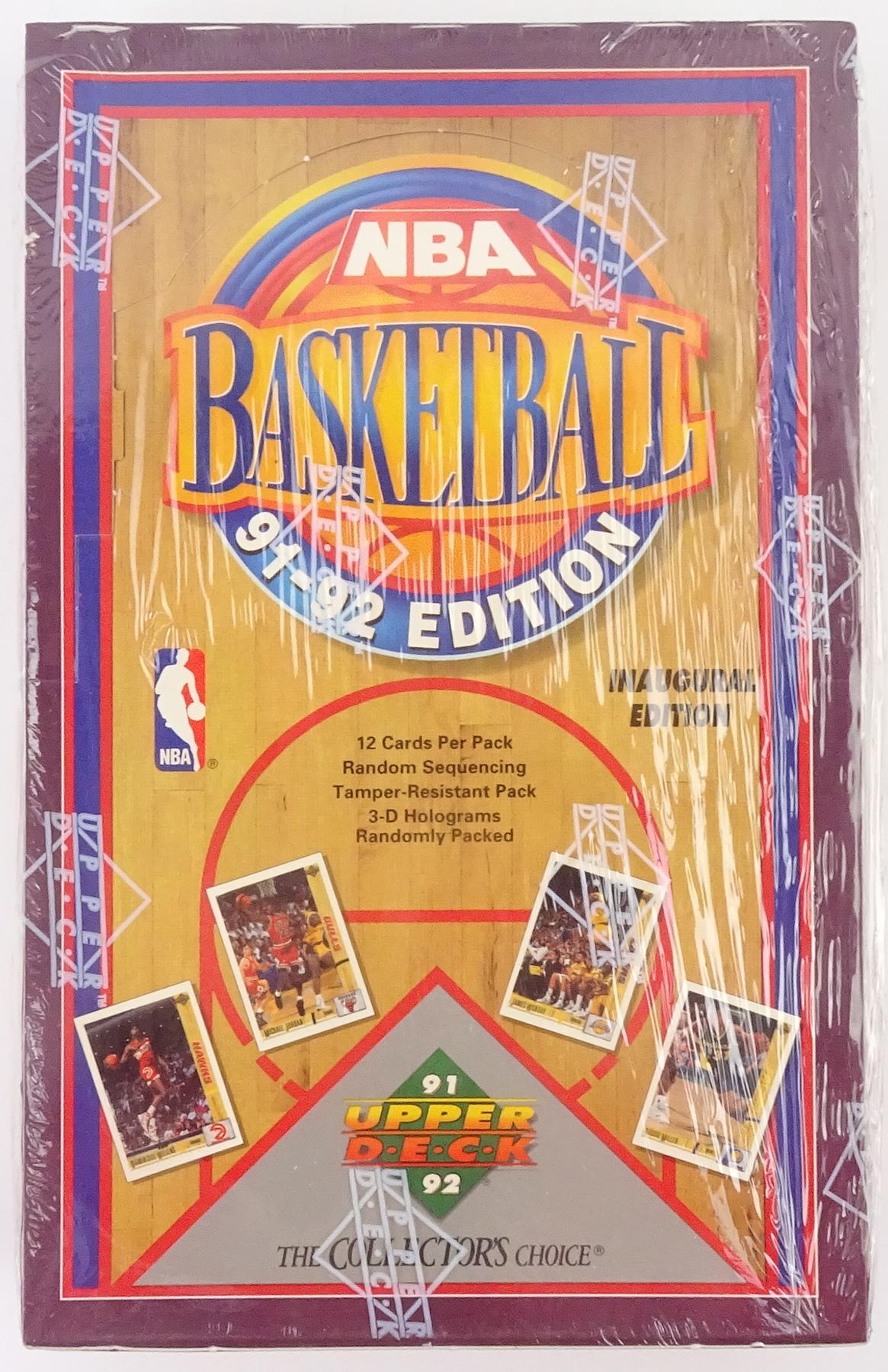 1991/92 Upper Deck Low Series Basketball Hobby Box (Reed Buy)