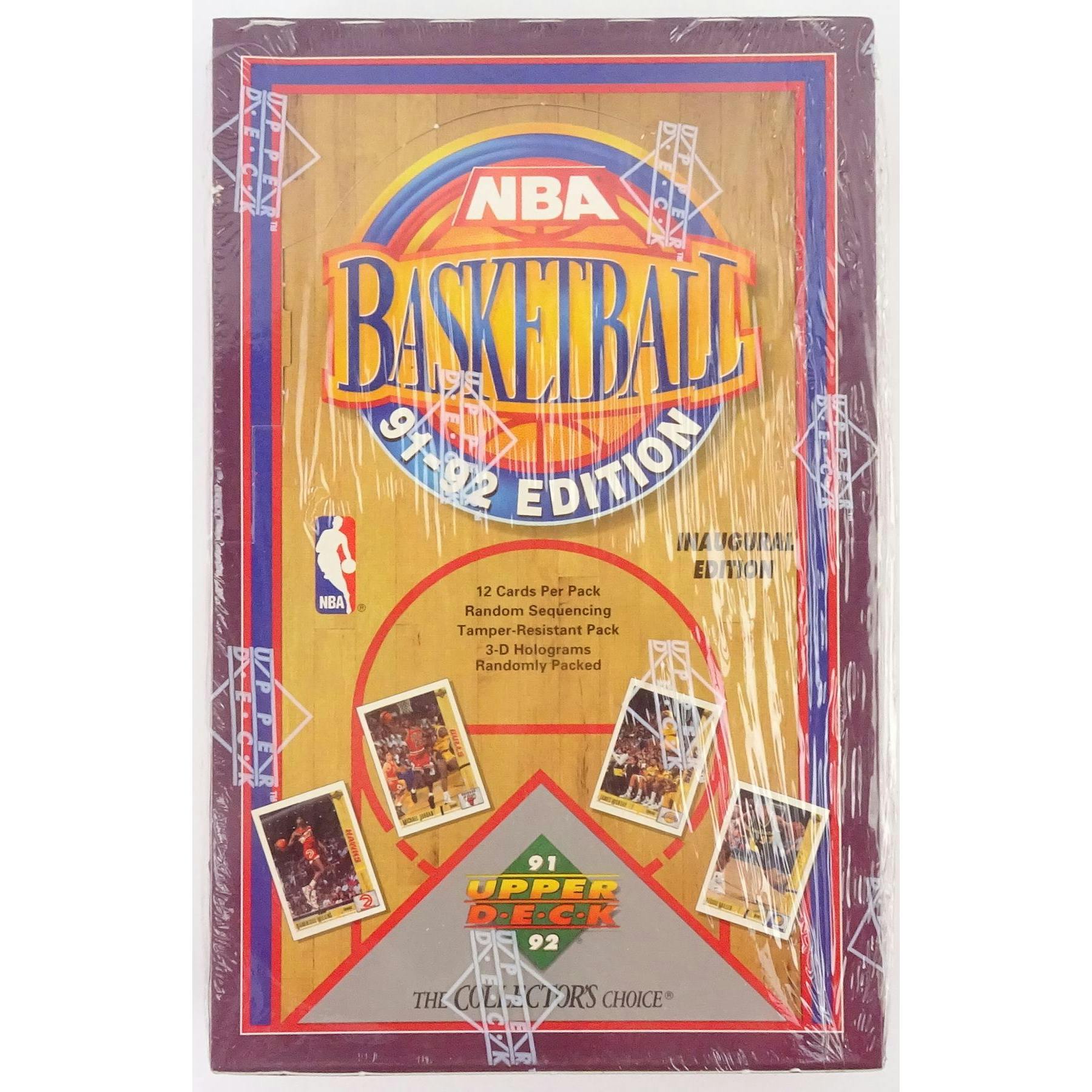 1991/92 Upper Deck Low Series Basketball Hobby Box (Reed Buy)