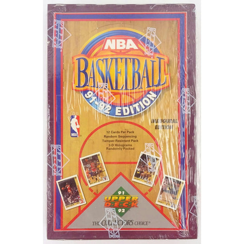 1991/92 Upper Deck Low Series Basketball Hobby Box (Reed Buy)
