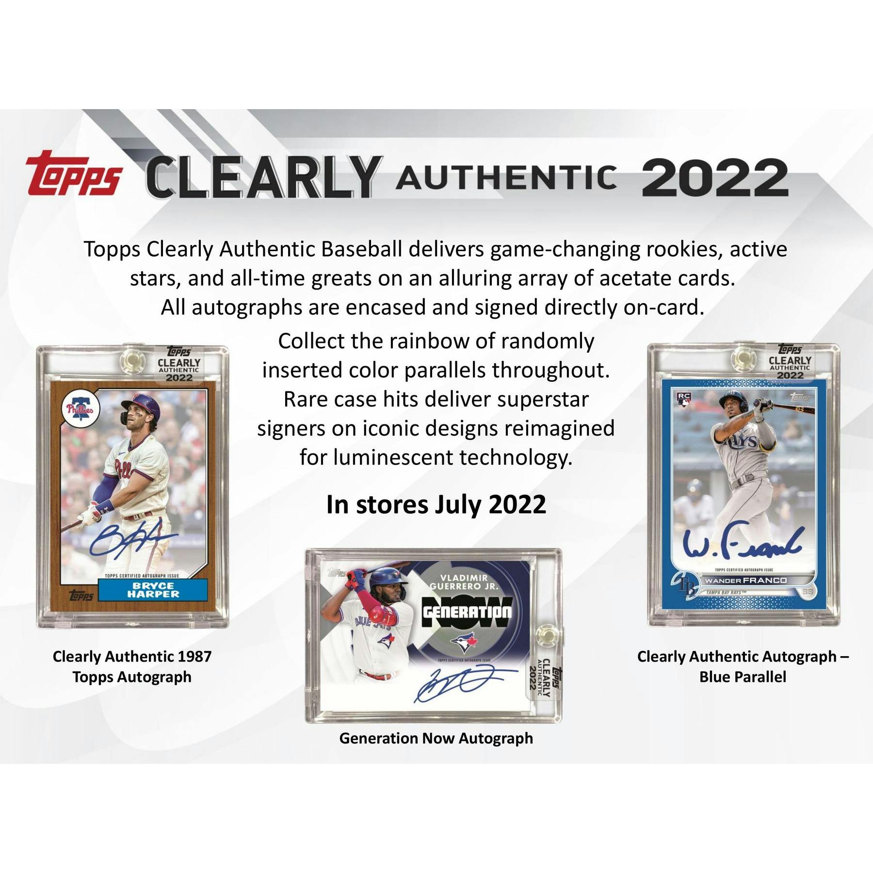 2022 Topps Clearly Authentic Baseball Hobby Box