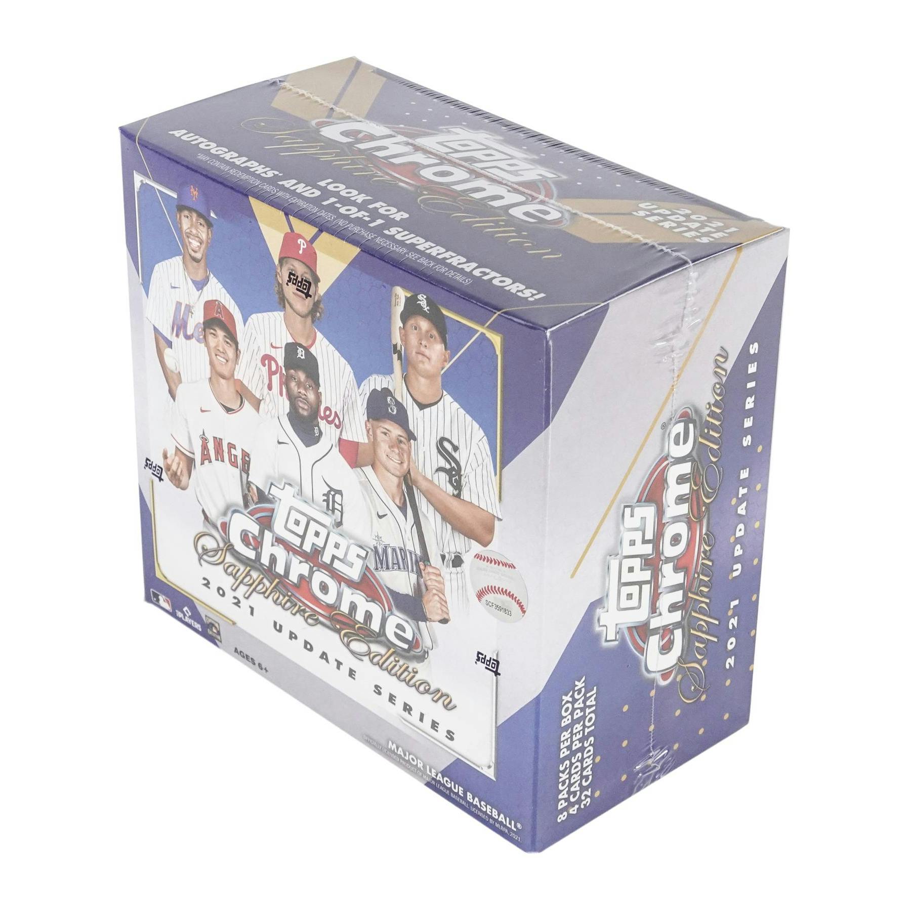 2021 Topps Chrome Update Sapphire Edition Baseball Hobby Box