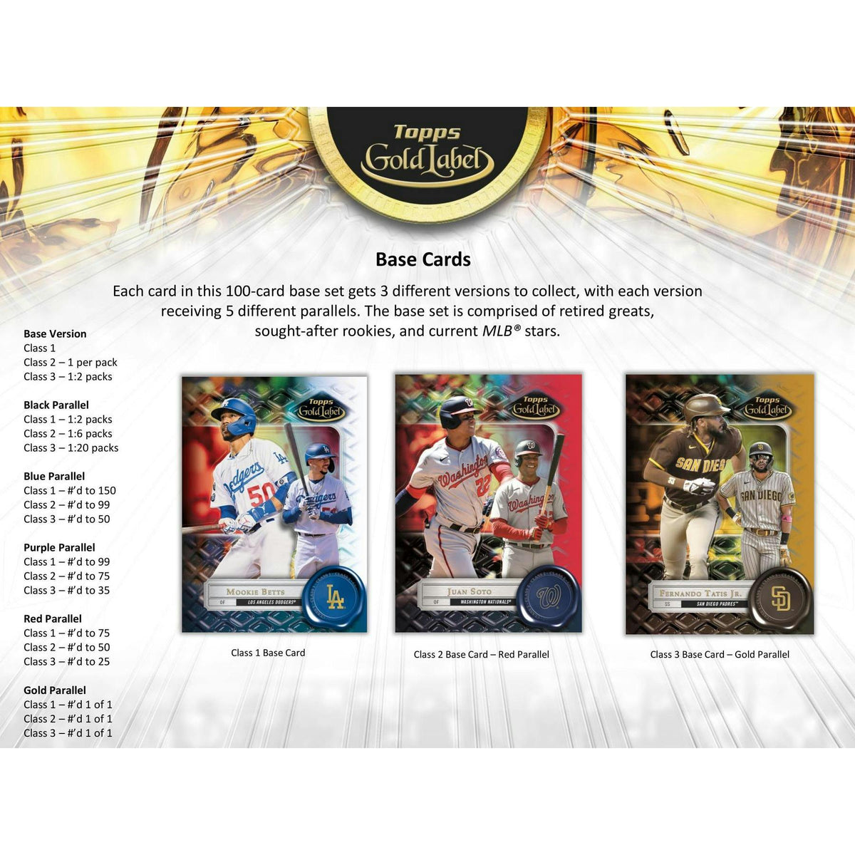 2022 Topps Gold Label Baseball Hobby Box