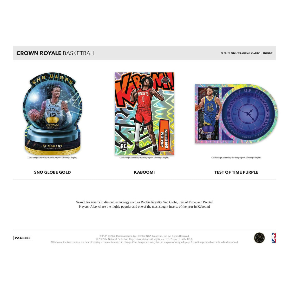 2021/22 Panini Crown Royale Basketball Hobby Box