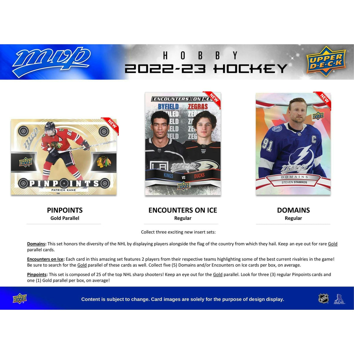 2022/23 Upper Deck MVP Hockey Hobby Pack