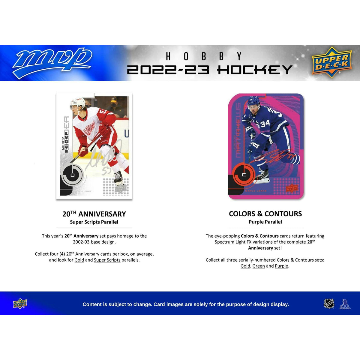 2022/23 Upper Deck MVP Hockey Hobby Pack